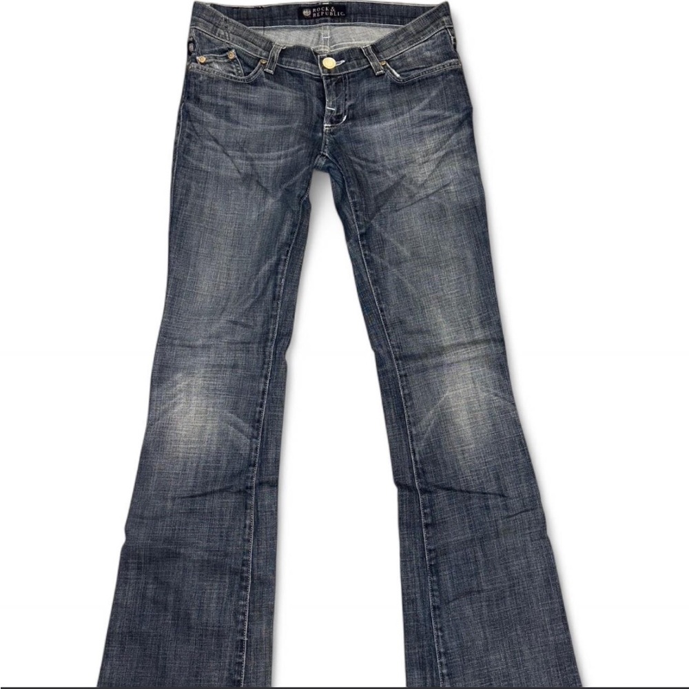Rock & Republic Dark Blue Flare Jeans